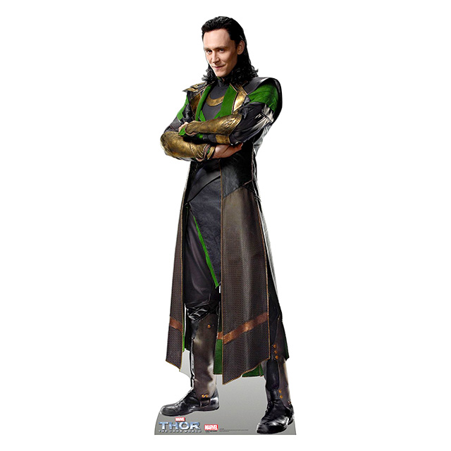Life-Sized Cardboard Loki