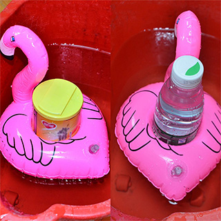 Floating Flamingo Cup Holder