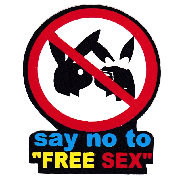 No Free Sex Sticker