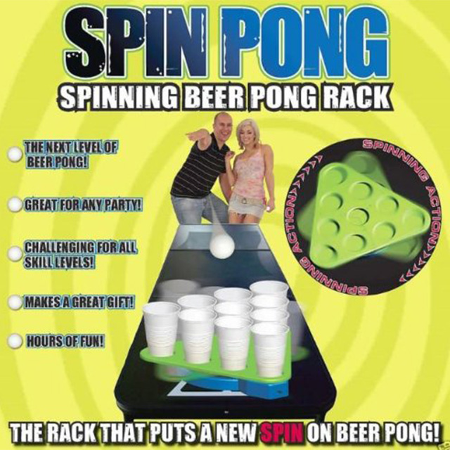 Spinning Beer Pong Rack