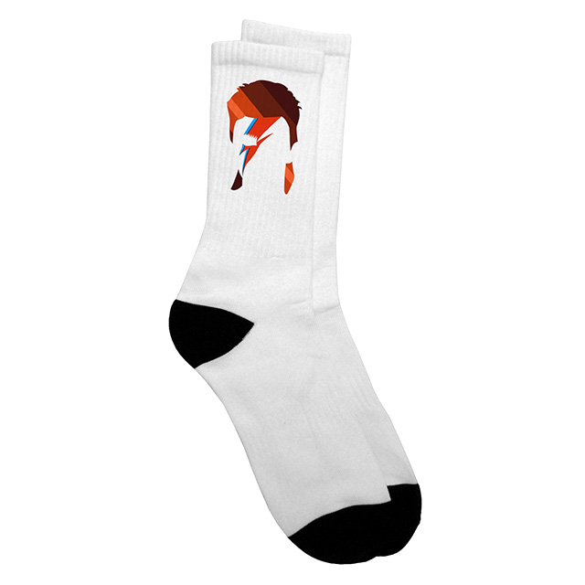 Aladdin Sane Bowie Socks