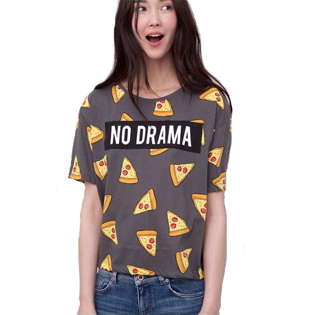 No Drama Pizza Shirt