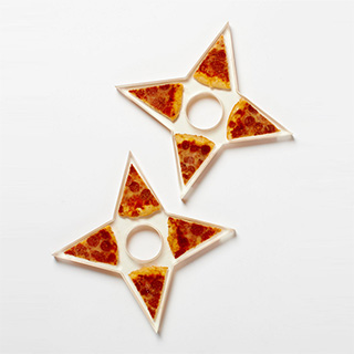 Real Pizza Throwing Stars