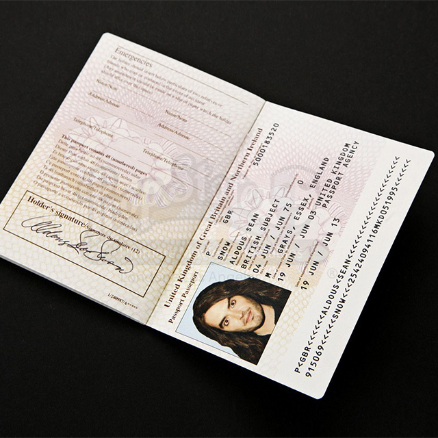 Aldous Snow's Passport
