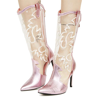 Clear Cowgirl Boots