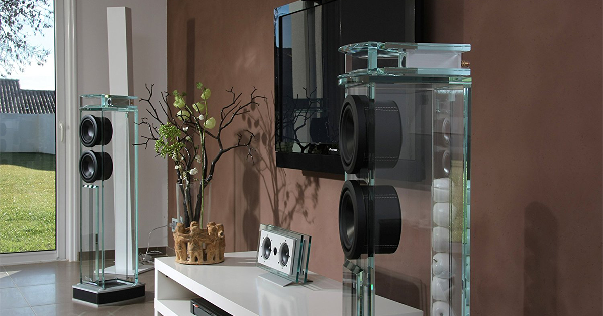 Glass Speaker Towers drunkMall