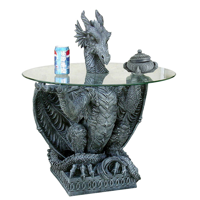 Glass Top Dragon Table